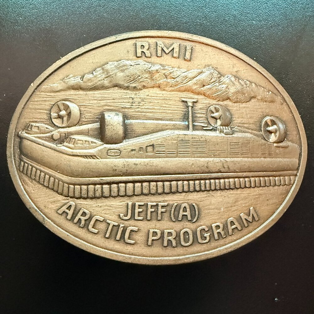 Belt Buckle - Vintage RMI Jeff (A) Arctic Program